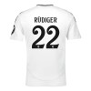 Virallinen Fanipaita + Shortsit Real Madrid Rudiger 22 Kotipelipaita 2024-25 - Lasten